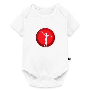 Pole Turning Gymnastics Gymnastics - Baby Premium short-sleeve bodysuit - white - Front