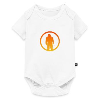 Big foot Big foot Bigfoot Lochness - Baby Premium Kurzarmbody - Weiß - Vorne