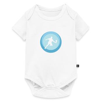 Pickleball Player Ball Sports Pickleball - Baby Premium short-sleeve bodysuit - white - Front