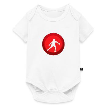 Joueur de pickleball Batte de pickleball - Body à manches courtes Premium Bébé - blanc - Devant
