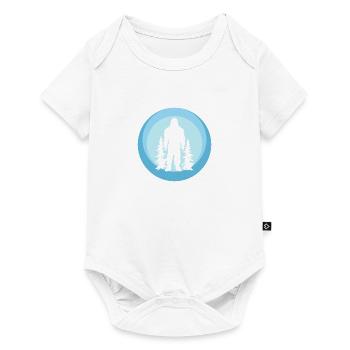 Lochness Bigfoot Yeti - Baby Premium short-sleeve bodysuit - white - Front