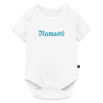 Namasté - Baby Premium Kurzarmbody - Weiß - Vorne