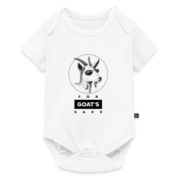 Für Ziegen Sake - Baby Premium Kurzarmbody - Weiß - Vorne