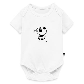 Panda run - Body à manches courtes Premium Bébé - blanc - Devant