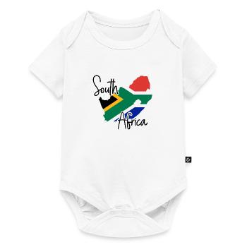 Afrique du Sud - Body à manches courtes Premium Bébé - blanc - Devant