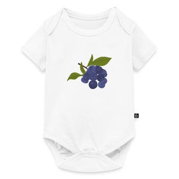 Bleuet isolé - Body à manches courtes Premium Bébé - blanc - Devant
