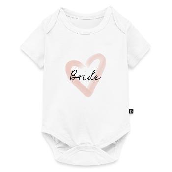 T-shirt nuptial JGA Heart, enterrement de vie de garçon - Body à manches courtes Premium Bébé - blanc - Devant