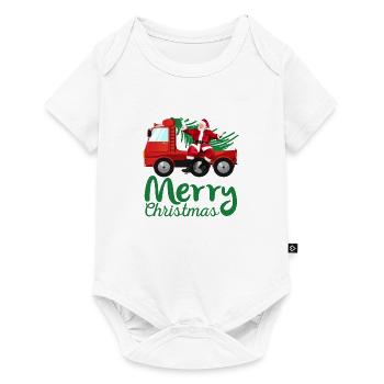 CAMION PAPA NOEL - Body à manches courtes Premium Bébé - blanc - Devant