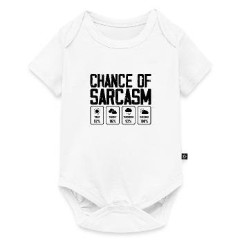 Chance Of Sarcasm - Baby Premium short-sleeve bodysuit - white - Front