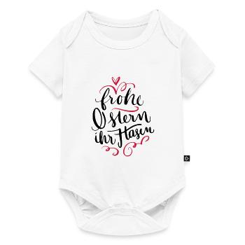 Happy Easter her bunnies - Baby Premium short-sleeve bodysuit - white - Front