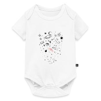 Tesla, Space, - Baby Premium short-sleeve bodysuit - white - Front