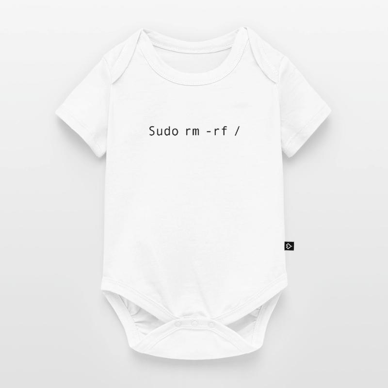 Linux-Codierung sudo rm -rf / Baby Premium Kurzarmbody