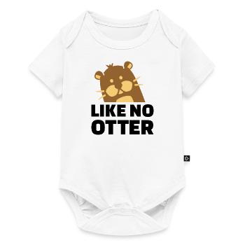 Otter - Baby Premium Kurzarmbody - Weiß - Vorne