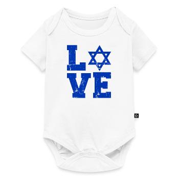 Israël - Body à manches courtes Premium Bébé - blanc - Devant