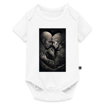 Elderly love in a grim time - Baby Premium short-sleeve bodysuit - white - Front