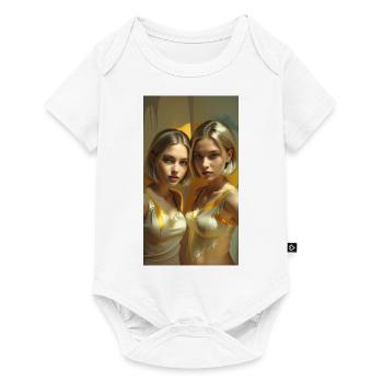SWS GIRL - Baby Premium Kurzarmbody - Weiß - Vorne