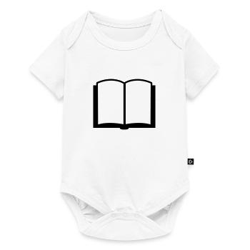 Buch - Baby Premium Kurzarmbody - Weiß - Vorne
