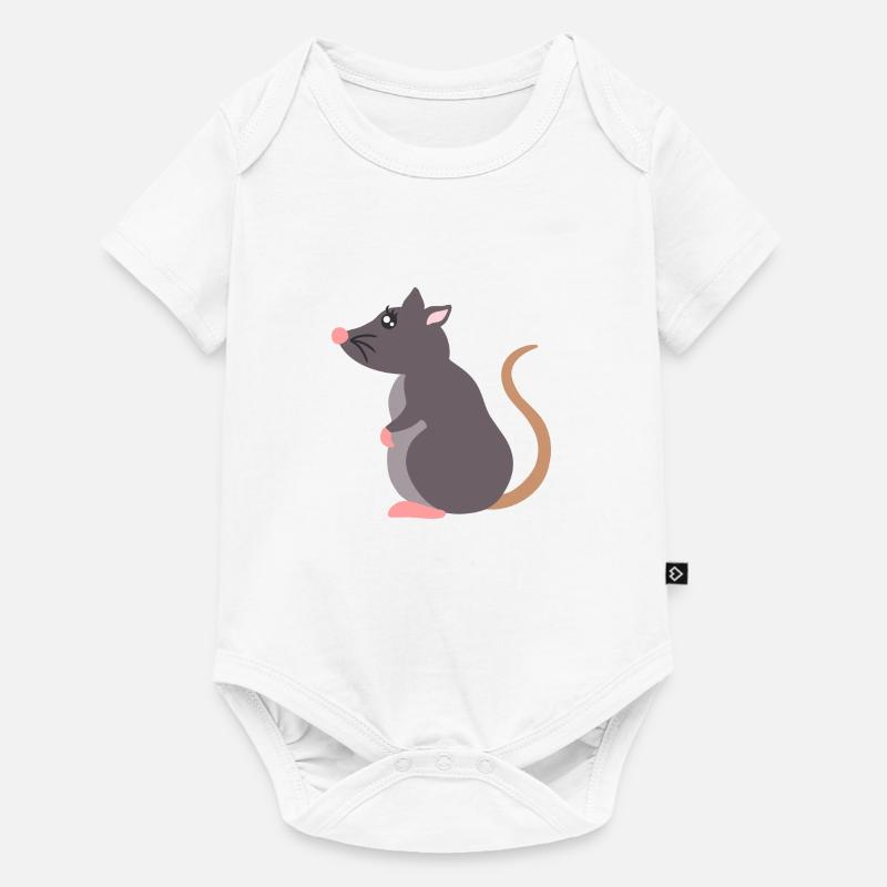 rat - Body à manches courtes Premium Bébé - blanc