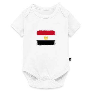 Egypte Drapeau Hurghada Afrique Drapeau égyptien - Body à manches courtes Premium Bébé - blanc - Devant