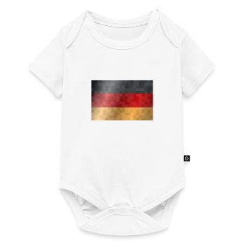 Germany Flag German Flag Used Look Home - Baby Premium short-sleeve bodysuit - white - Front