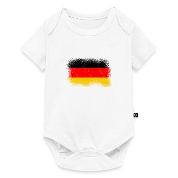 Germany Flag German Flag Used Look Home - Baby Premium short-sleeve bodysuit - white - Front