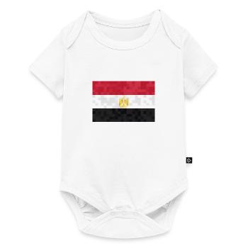 Egypte Drapeau Hurghada Afrique Drapeau égyptien - Body à manches courtes Premium Bébé - blanc - Devant