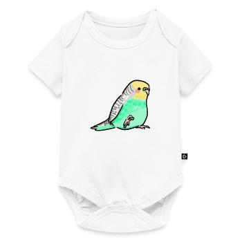 mignon budghi - Body à manches courtes Premium Bébé - blanc - Devant