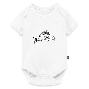 Karpfen - Baby Premium Kurzarmbody - Weiß - Vorne