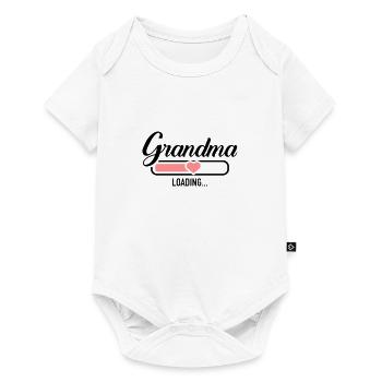 Oma - Baby Premium Kurzarmbody - Weiß - Vorne