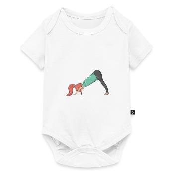 Yoga - Body à manches courtes Premium Bébé - blanc - Devant