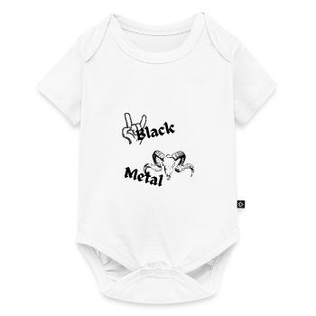 Black Metal - Body à manches courtes Premium Bébé - blanc - Devant