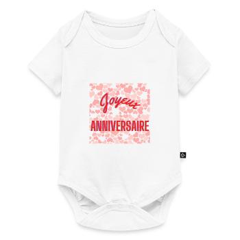 BIRTHDAY,HAPPY BIRTHDAY,HAPPY BIRTHDAY - Baby Premium short-sleeve bodysuit - white - Front