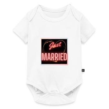 JUST MARRIED,LONG LIVE THE MARIES,EVJF,VALENTINE'S DAY - Baby Premium short-sleeve bodysuit - white - Front