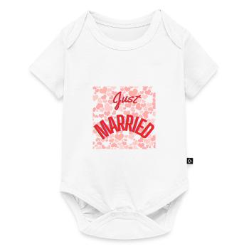 JUST MARRIED,LONG LIVE THE MARIES,EVJF,VALENTINE'S DAY - Baby Premium short-sleeve bodysuit - white - Front