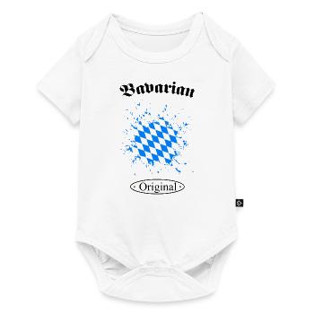 Bavarian Original Bayern Bavaria bayern - Baby Premium Kurzarmbody - Weiß - Vorne