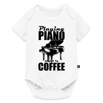 Piano Music Instrument - Baby Premium short-sleeve bodysuit - white - Front