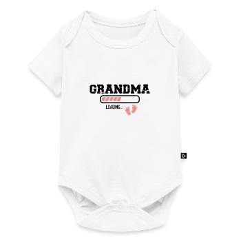 Oma - Baby Premium Kurzarmbody - Weiß - Vorne