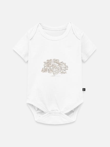 A big tree - Baby Premium Kurzarmbody - Weiß