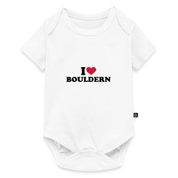 bouldering - Body à manches courtes Premium Bébé - blanc - Devant