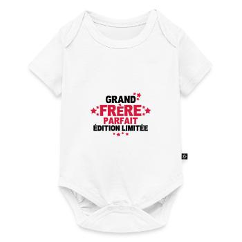 grand frère parfait édition limitée - Body à manches courtes Premium Bébé - blanc - Devant