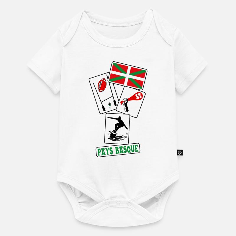 Sports Basques - Body à manches courtes Premium Bébé - blanc