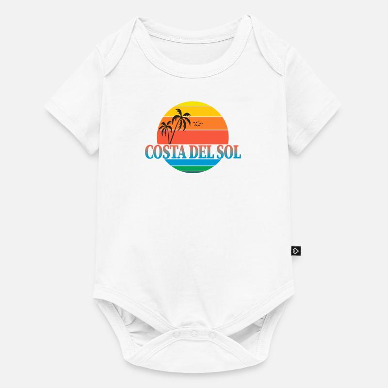 Costa del Sol - Body à manches courtes Premium Bébé - blanc