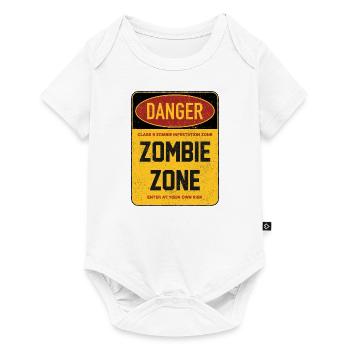 Zombie Zone - Baby Premium short-sleeve bodysuit - white - Front