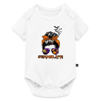 Mom Life Halloween - Baby Premium short-sleeve bodysuit - white - Front