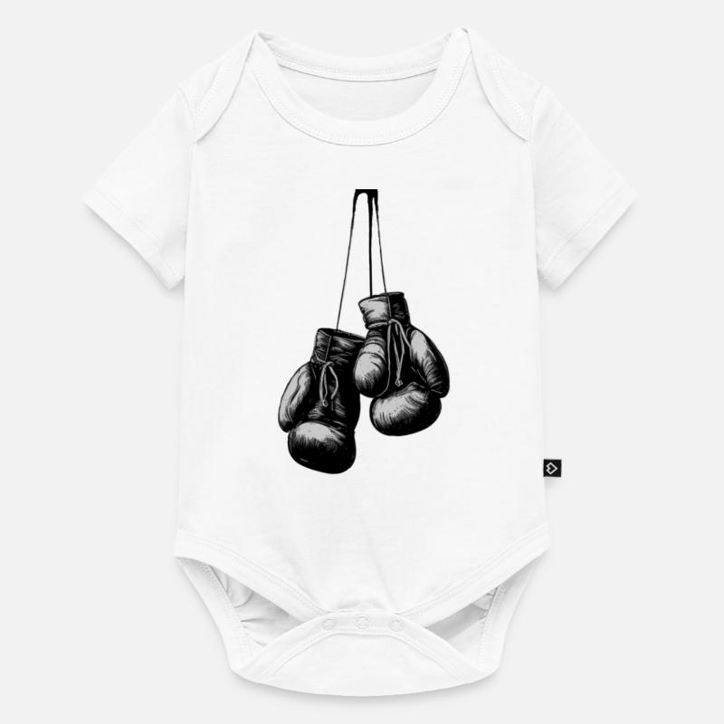 Boxe - Body Premium a maniche corte per neonati - bianco