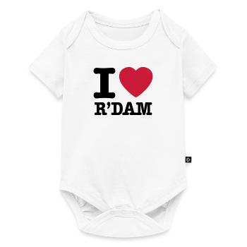 i love rotterdam - Baby Premium short-sleeve bodysuit - white - Front