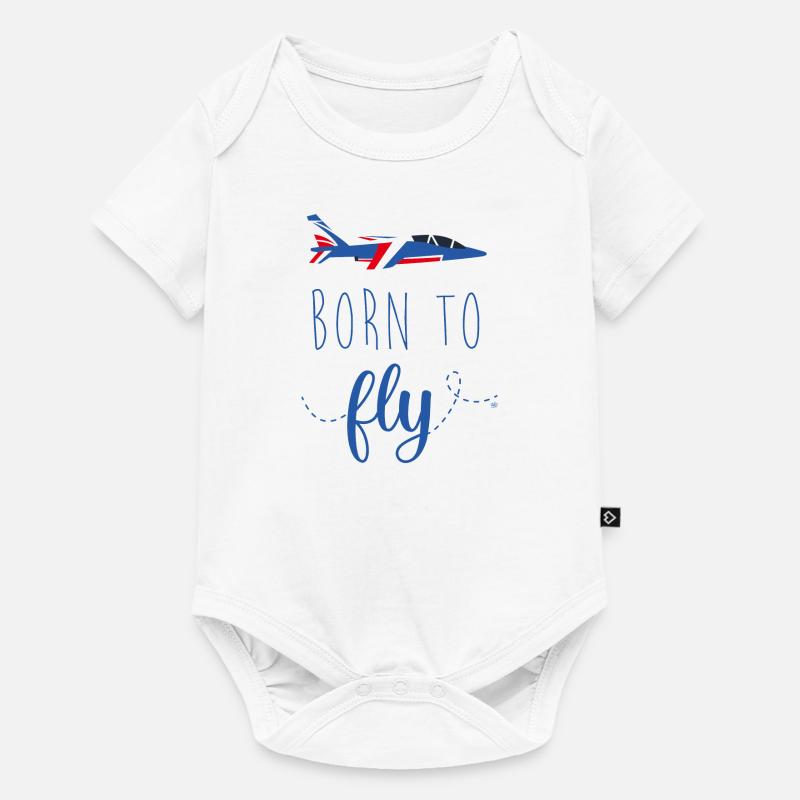 Born to fly - Body à manches courtes Premium Bébé - blanc