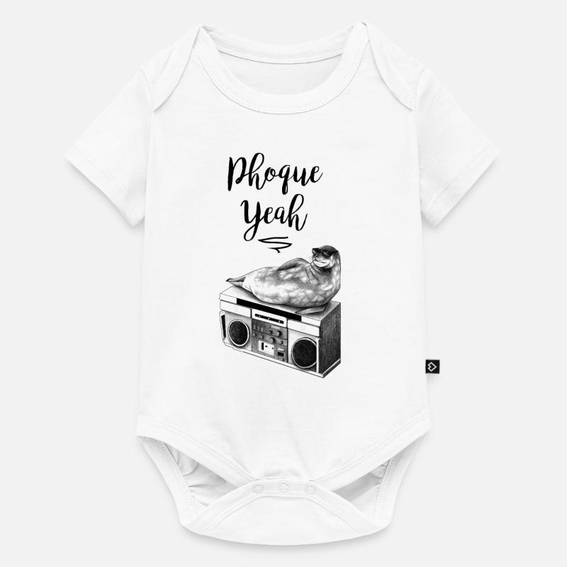 Phoque Yeah - Body à manches courtes Premium Bébé - blanc