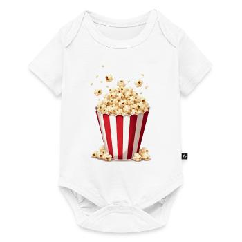 Carnival Popcorn - Funny Costume - Baby Premium short-sleeve bodysuit - white - Front