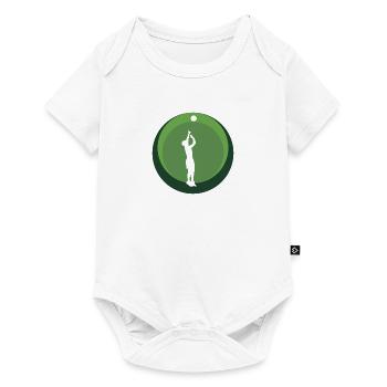 Volleyball Beachball Volleyball - Baby Premium Kurzarmbody - Weiß - Vorne